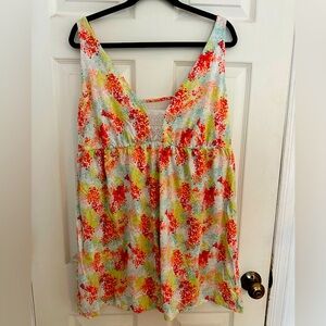 CACIQUE floral cotton nightgown sz.22/24